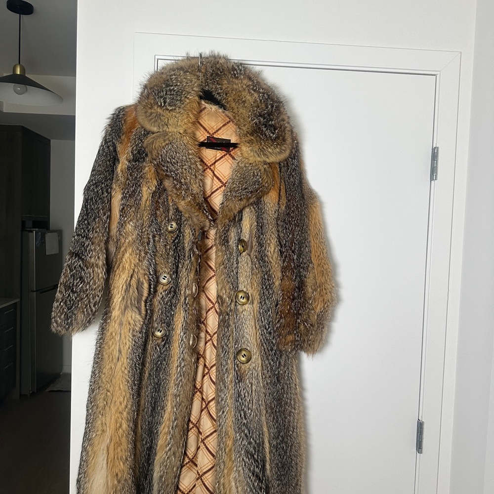 Luxurious Fur Long Coat